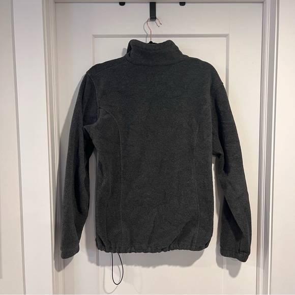 Grey Collared Zip Sweater - Size large - Picture 2 of 4